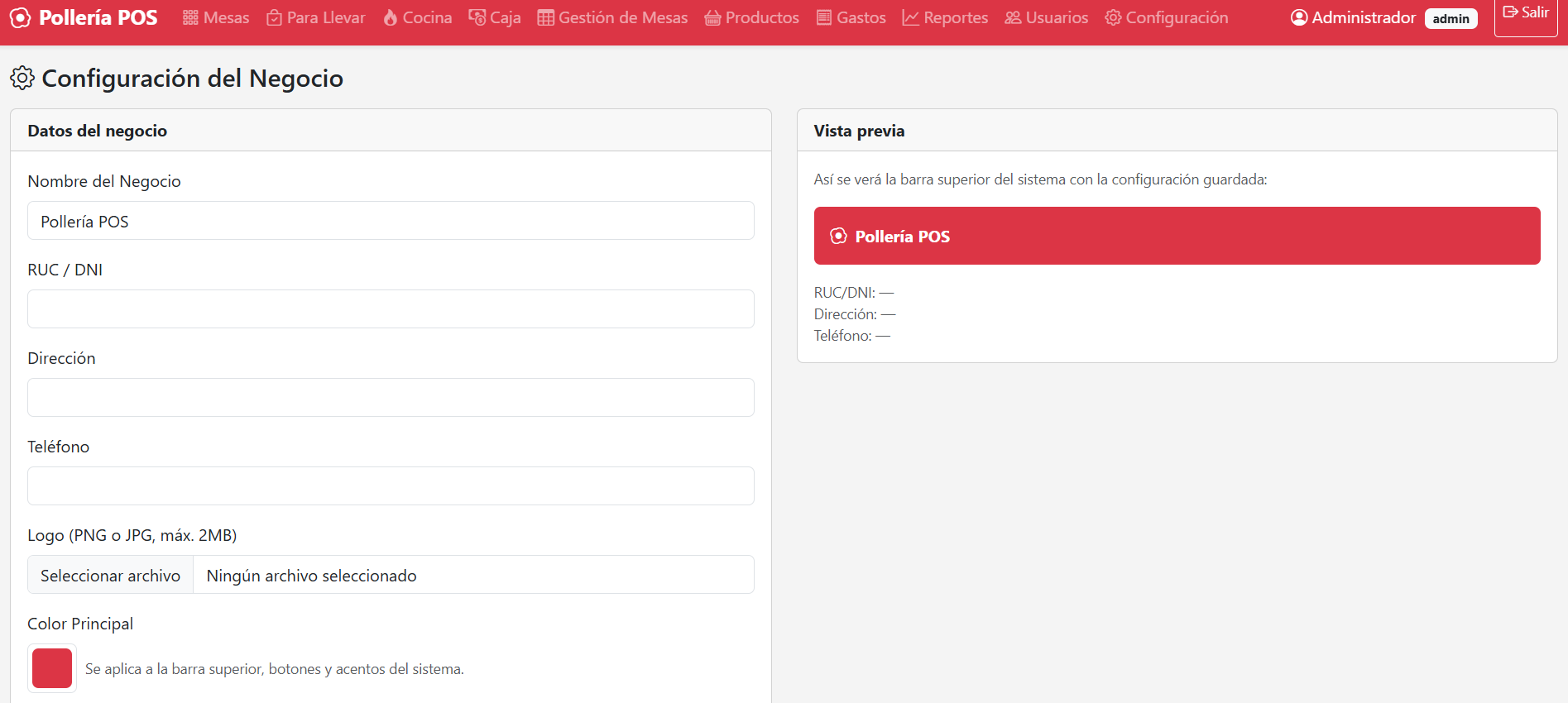 SISTEMA PARA RESTAURANTE POS - Sistema Web de Gestión y Punto de Venta